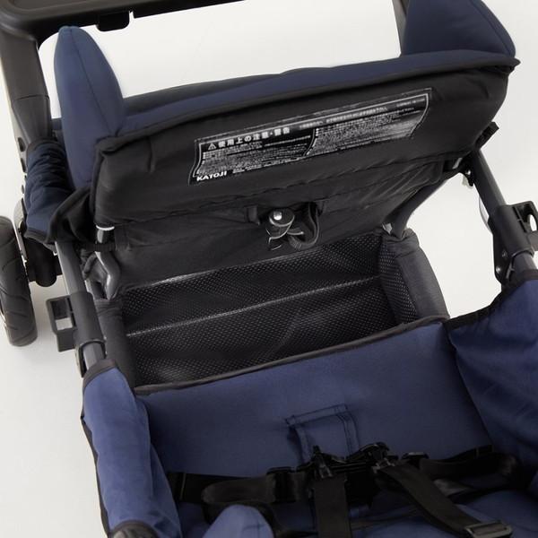 KATOJI 二人でゴー用リアシート フットサポート付 ネイビー 42410 6ヶ月〜15kgまで 保証期間：1年