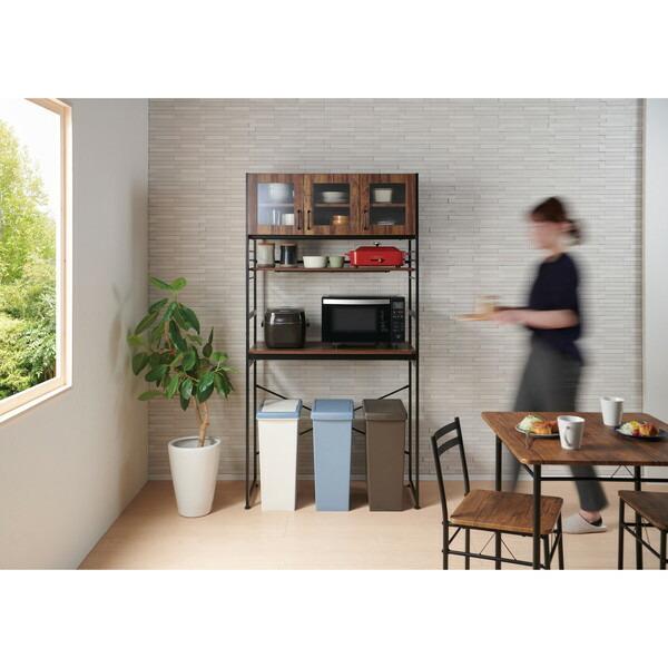 弘益 キッチンラック ルナ ブラウン KR-930(BR) メーカー直送 : XPRICE