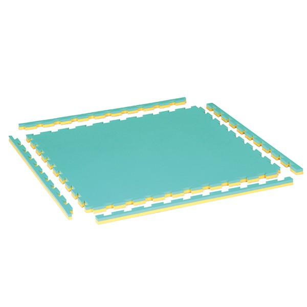 【法人限定】 EVERNEW エバニュー EKH099 912 コーナーフロアマット30 黄/緑 メーカー直送 EVERNEW（エバニュー） 法人限定 EKH099 912 コーナーフロアマット30