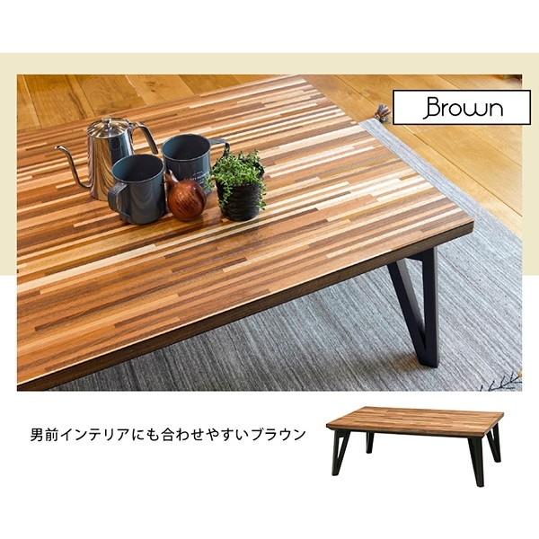 HAGiHARA（萩原） こたつ ルーン105WN ブラウン リビングこたつ 長方形