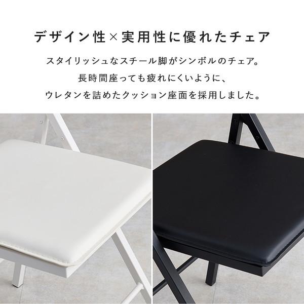 HAGiHARA（萩原） LDC-4778BR 折りたたみデスクチェアセット ブラウン