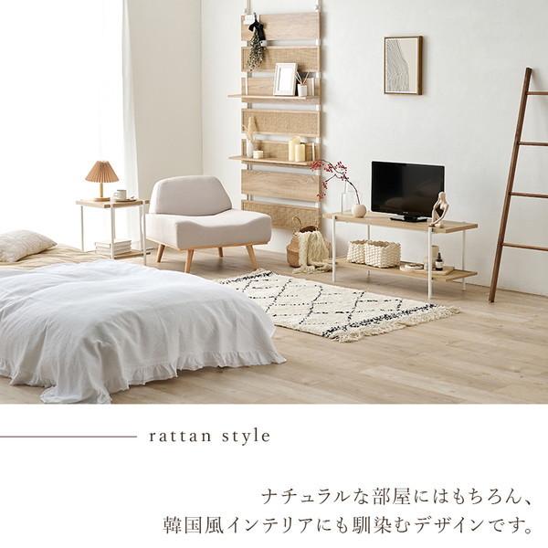 オープンラック ナチュラル/ホワイト 萩原 KR-3122NW メーカー直送_4