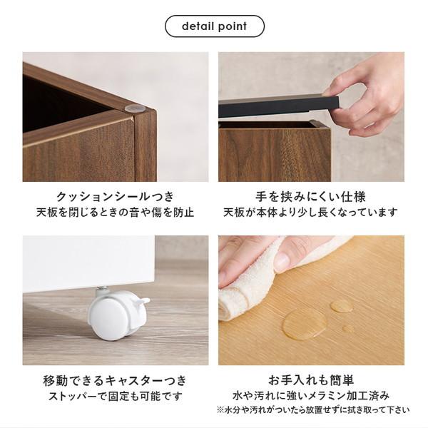 HAGiHARA（萩原） コスメワゴン ホワイト MUD-6678WH メーカー直送