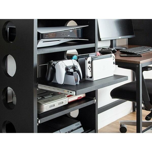 宮武製作所 ゲーム機ラック 収納 ゲーミング おしゃれ かっこいい