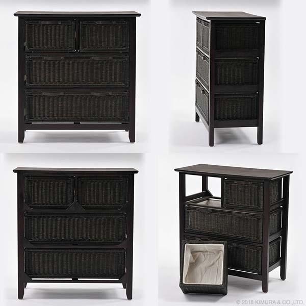 ラタンチェスト アンティークブラウン G5471AT メーカー直送 : XPRICE