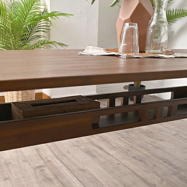 日本大特価祭 サンフラワーラタン ACT477KA チーク無垢材 ロー