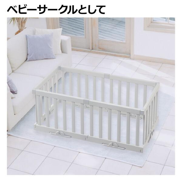 グレー ベビーベッド・ベビーサークル bru14top.jpg