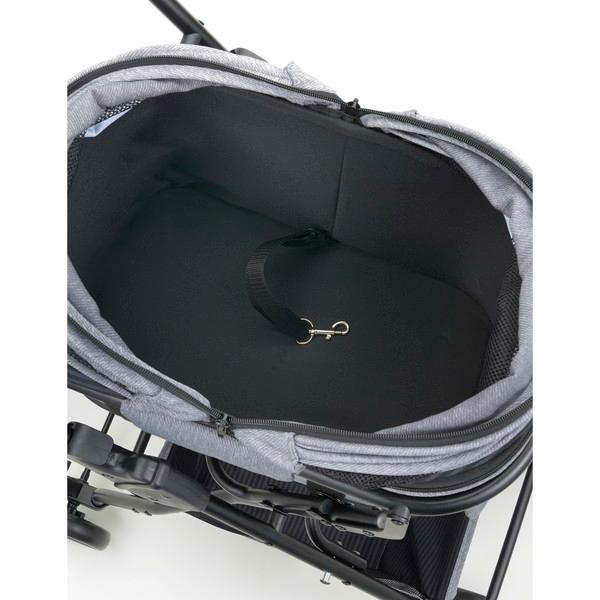 リッチェル 犬 カート ペットカート ミニモ グレー 分離式 超