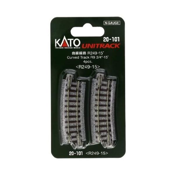カトー（KATO） 20-101 曲線線路 R249-15°(4本) : XPRICE Yahoo!店