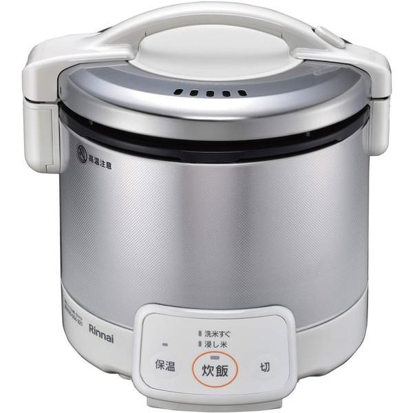 リンナイ（Rinnai） ガス炊飯器 3合炊き こがまる RR-030VQ(W)-LP
