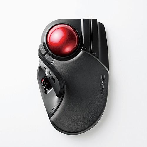 ELECOM トラックボール エレコム M-HT1DRBK ブラック マウス 大玉 8  