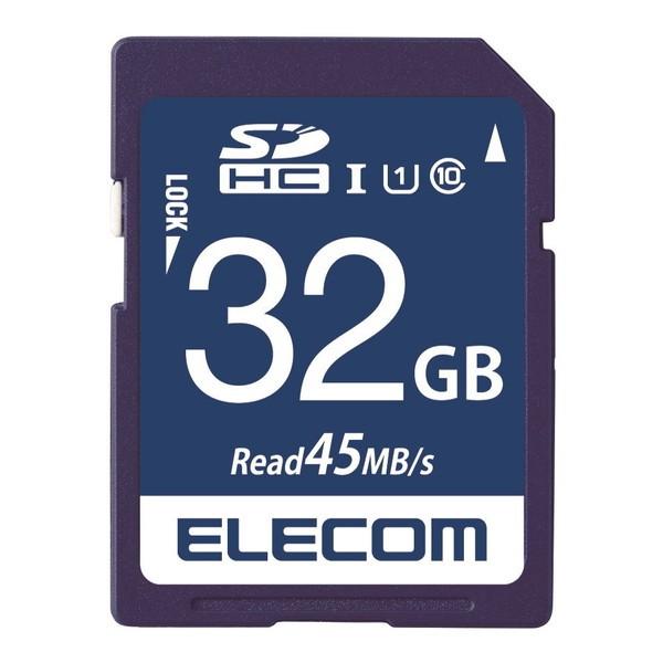ELECOM MF-FS032GU11R SDHCカード データ復旧サービス付 UHS-I U1 45MB s 32GB｜aprice