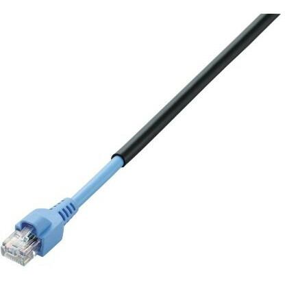 ELECOM LD-VAPFR/BK30 LANケーブル/CAT5e/屋外対応版/30m/ブラック メーカー直送