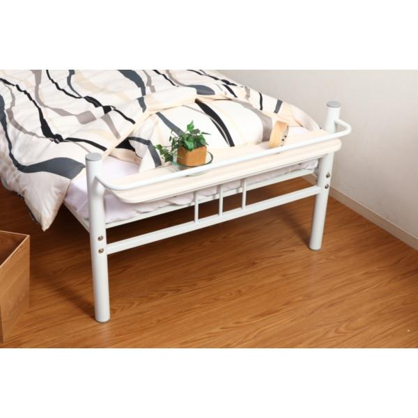 不二貿易 14747 宮付 シングルベッド タンテ アイボリー SD-2175IV