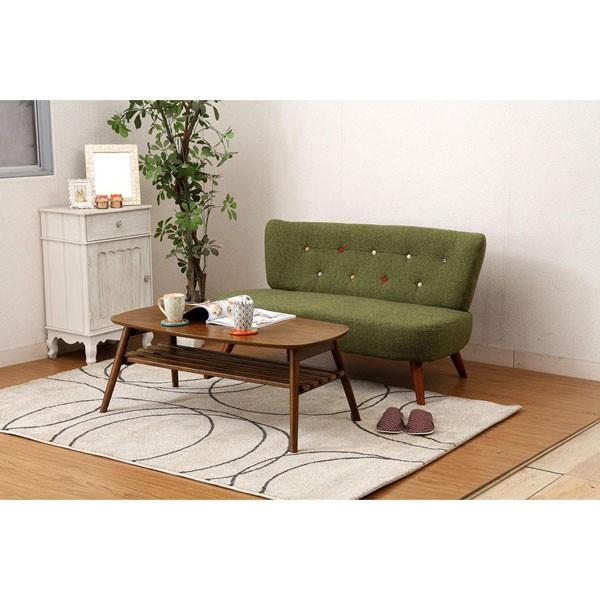 不二貿易（Fuji Boeki） ソファ ローソファ 二人掛けソファ リビング