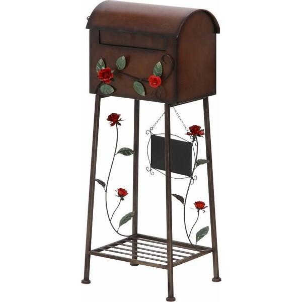 郵便ポスト おしゃれ 郵便受け ローズ メールボックス 郵便受け 不二