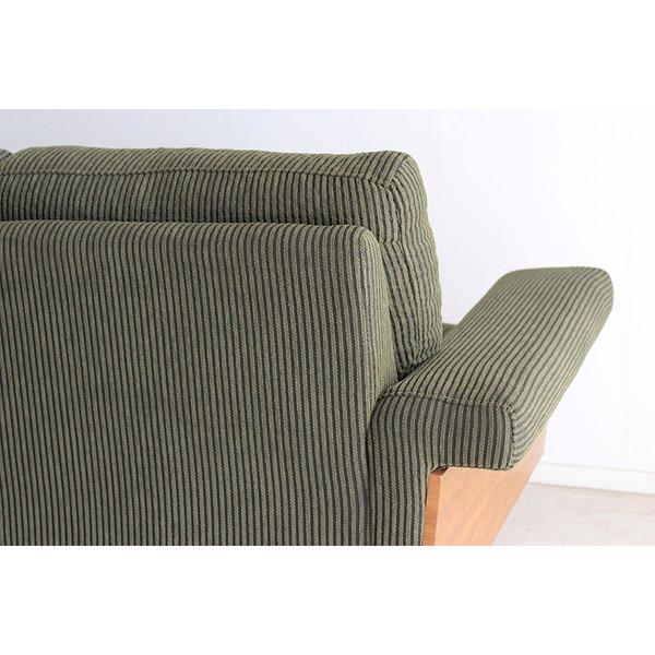 東馬（Tohma） ソファ 3人掛け モスグリーン 緑系 コーデュロイ