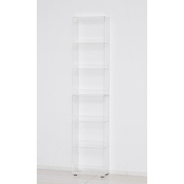 クロシオ アクリル ラック 3段 2個セット コミックラック 収納