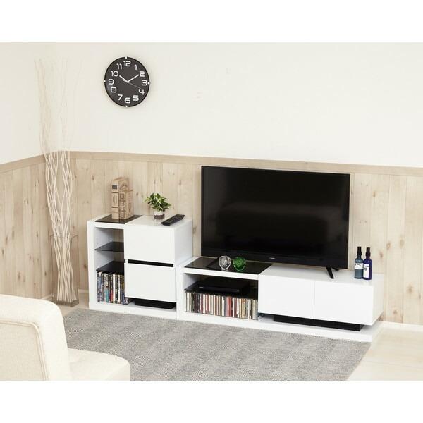 モノトーン鏡面 テレビボード/ローボード W120 モノトーン鏡面 テレビボード/ローボード W120