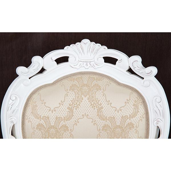 希少 デザイン♦️ブックスタンド付♦️アンティークチェア♦️ホワイトシャビー♦️送料込 kagudoki_aku1007037