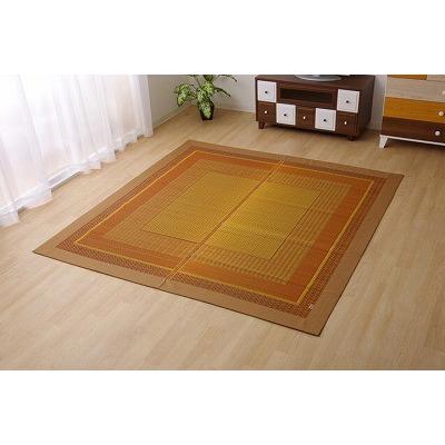 イケヒコ・コーポレーション 1050790023904 純国産 い草ラグカーペット 「ランクス総色」 約191×250cm ベージュ メーカー直送