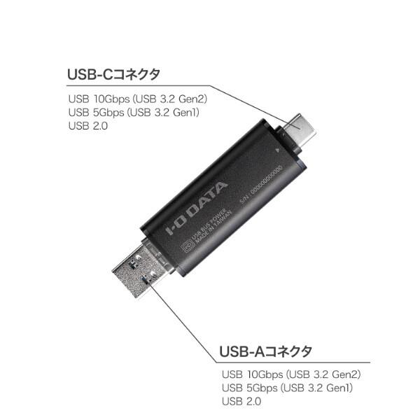 I-O DATA（アイ・オー・データ機器） IODATA SSPQ-USC250 USB 10Gbps