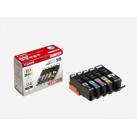 Canon PIXUS351XL➕350XL インクカートリッジ8個まとめ売り キヤノン（Canon） CANON BCI-351XL+350XL/5MP インクタンク マルチ