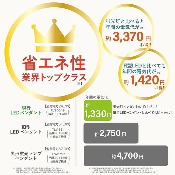 TAKIZUMI TAKIZUMI RV86041 和風LEDペンダントライト (〜8畳/調光