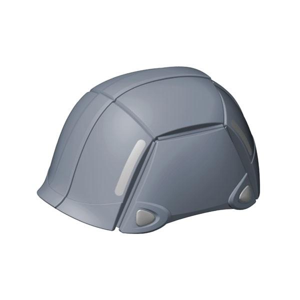  トーヨーセフティー No.100 グレー 折りたたみヘルメットブルーム