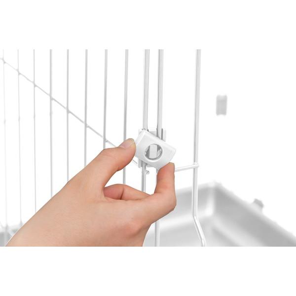 アイリスオーヤマ P-CSC-903 ホワイト カラースリムケージ 3段 組立品 メーカー直送 スペック ペット用品