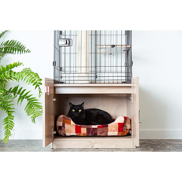 猫 PKC-600 アイリスオーヤマ 爪とぎ おしゃれ キャットケージ 隠れ家キャットケージ スリム 猫 ケージ ペット用品 | IRIS OHYAMA | 06