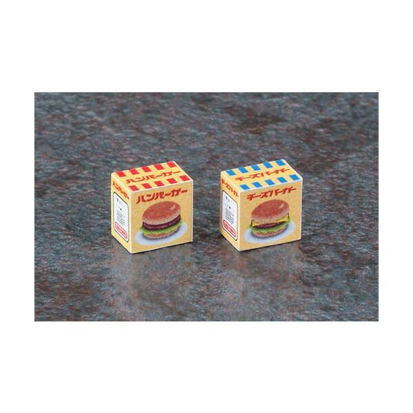 o*e様 ハセガワ 1/12 レトロ自販機　ハンバーガー　HOT SNACKS ハセガワ製「レトロ自販機（ハンバーガー）」のレビューです