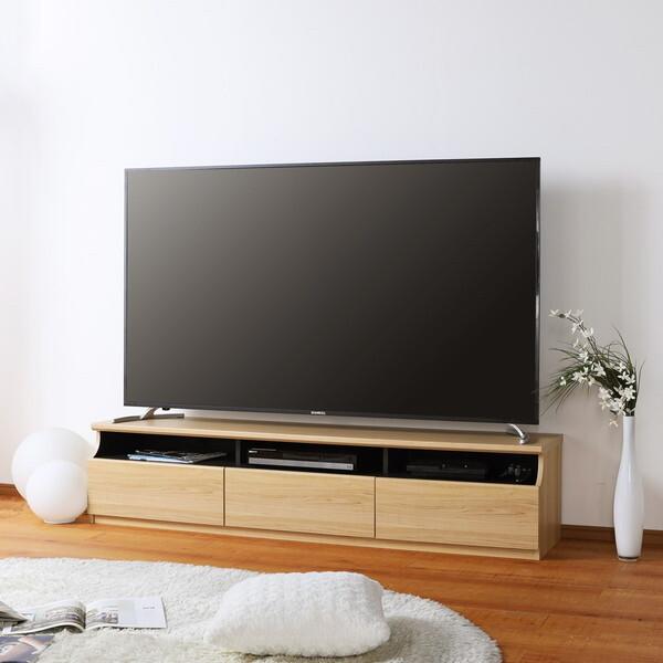 【美品】テレビ台（幅180）　白井産業 白井産業 TL3-4018HNA AVボード ティレスタ 幅180cm ナチュラル