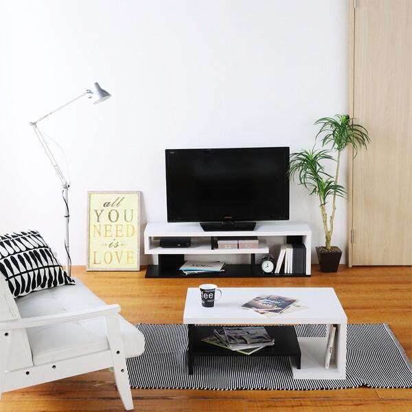 在庫処分】テレビ台 ローボード テレビボード 白井産業 ユニーク