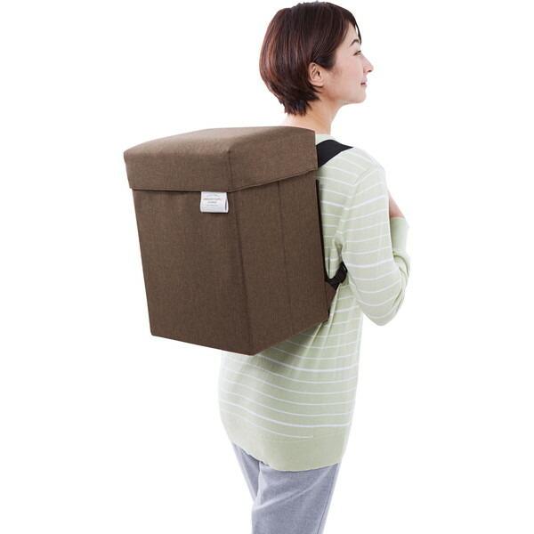 【新着商品】コジット 防災リュックになる玄関チェア ブラウン Amazon.co.jp: コジット 防災リュックになる玄関チェア ブラウン