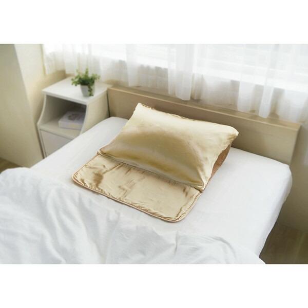 コジット シルクシャイニーピローパッド シャンパンゴールド : XPRICE