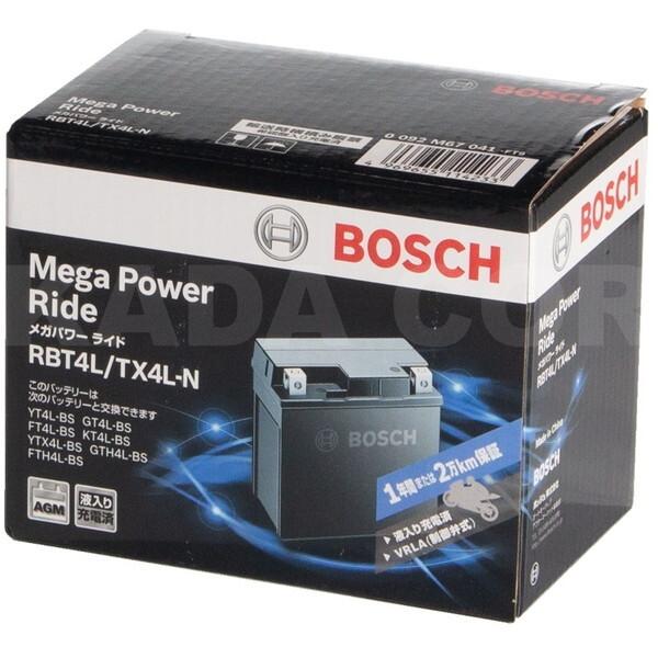 BOSCH（ボッシュ） バッテリー RBT4L/TX4L-N 液入り充電済み仕様 : XPRICE Yahoo!店 - 通販 - Yahoo ...