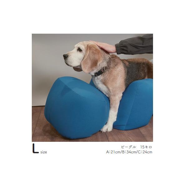 OneAid 犬用 リラクッション シニア 犬 介護用品 介護 クッション ペット 姿勢サポート 大型犬 老犬 高齢犬 アロン化成 ワンエイド ベージュ Lサイズ ペット用品