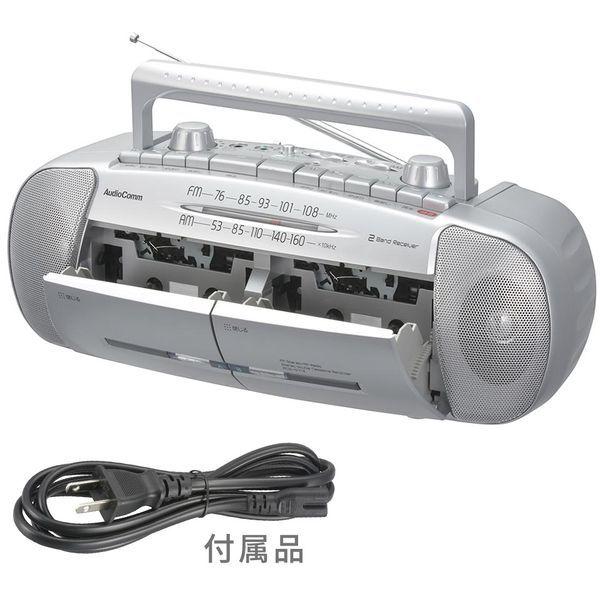 OHM（オーム電機） RCS-571Z AudioComm ダブルラジオカセット