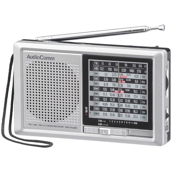 OHM（オーム電機） RAD-H330N AudioComm ハンディ短波ラジオ (AM/FM