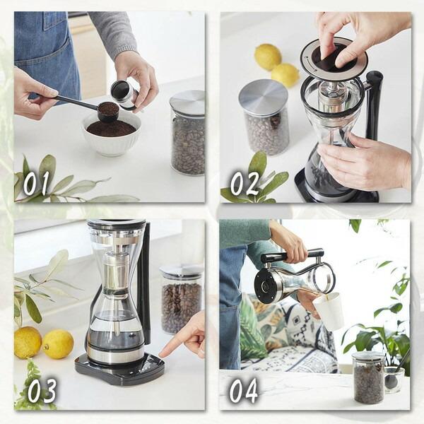 OHM（オーム電機） COK-WC750A-K サイフォン式コーヒーメーカー