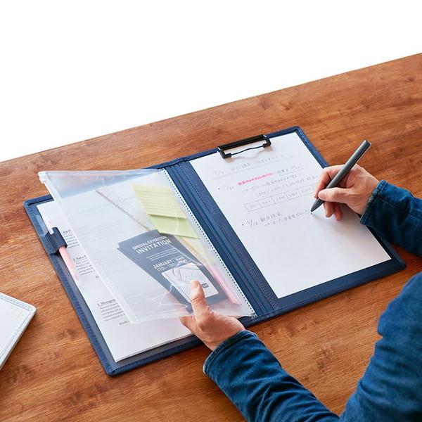 KING JIM（キングジム） オールインクリップボード(カバー付) 5995 青