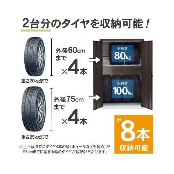 GREEN LIFE（グリーンライフ） GREEN LIFE TBRT-162(MBR) タイヤ収納庫