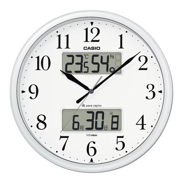 CASIO（カシオ） 電波掛時計 電波時計 掛時計 掛け時計 クロック