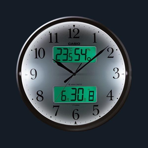CASIO（カシオ） 電波掛時計 電波時計 掛時計 掛け時計 クロック