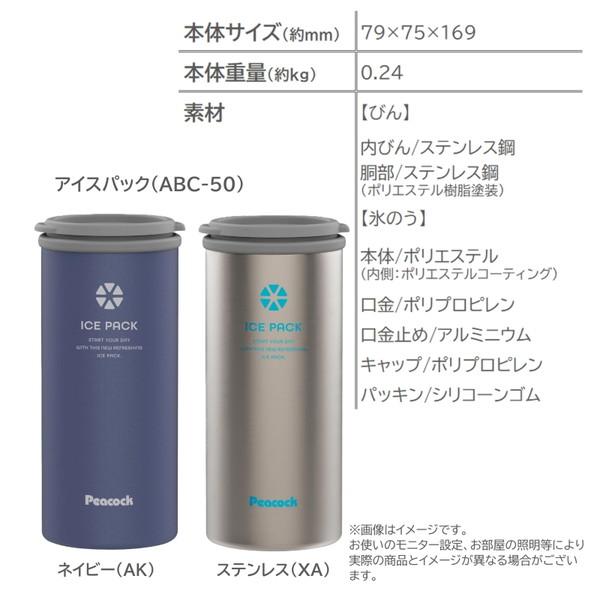 ピーコック魔法瓶工業 【送料無料】 アイスパック ネイビー ピーコック