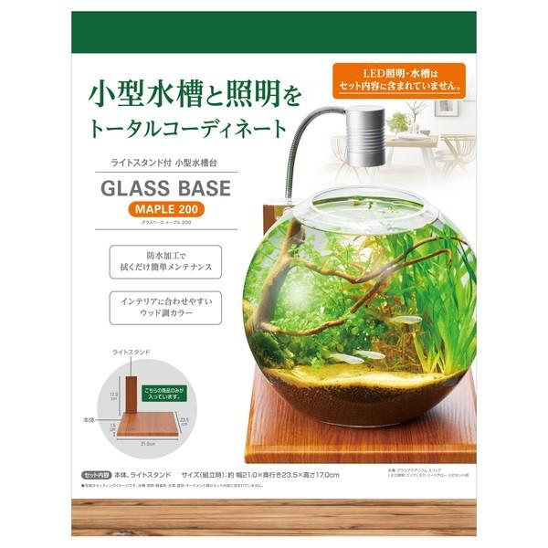 魚用品・水草 GEX GLASS BASE MAPLE 200 テラリウムセット