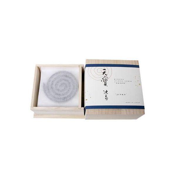 薫寿堂（KUNJUDO） 天寳 沈香 うずまき5巻入 香立付き 1115 お香