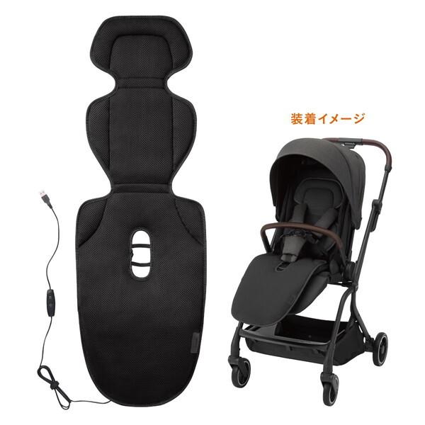 Combi コンビ 送風ファン付きシート すやかぜ EA ブラック BK 119492 保証期間：1年の画像