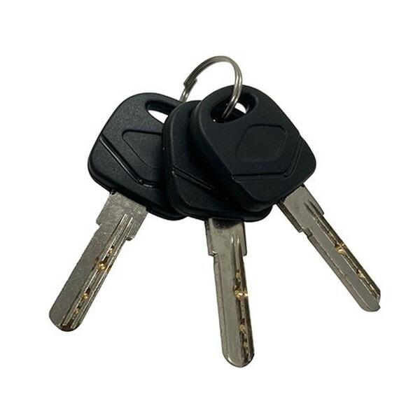 リトルシャーク サギサカ（SAGISAKA） 43456 ディンプルケーブルロック SL ブラック